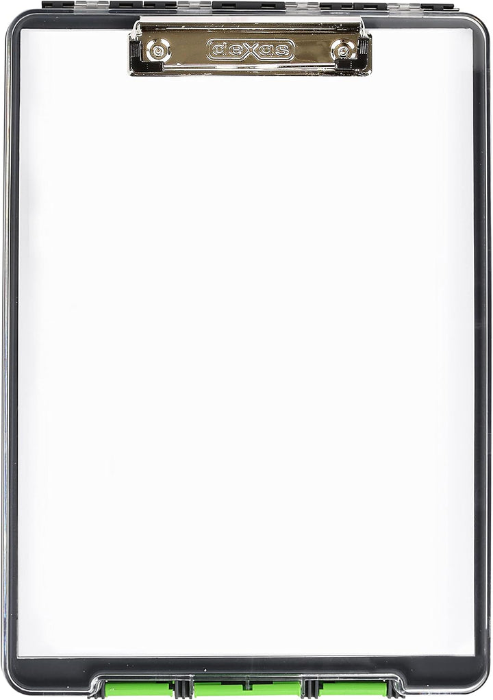 Dexas Clearview Clipcase Dry Erase Klemmbrett, 34 x 24 cm, Grün Grün Klemmbrett, Grün Klemmbret
