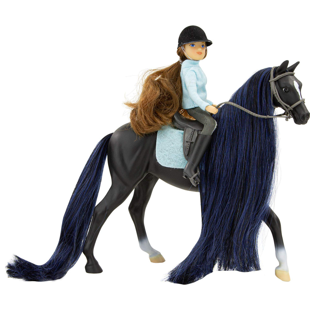 Breyer 90.61145 Jet & English Rider, Charlotte Modern, Modern