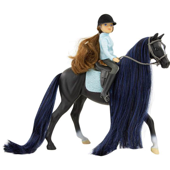 Breyer 90.61145 Jet & English Rider, Charlotte Modern, Modern