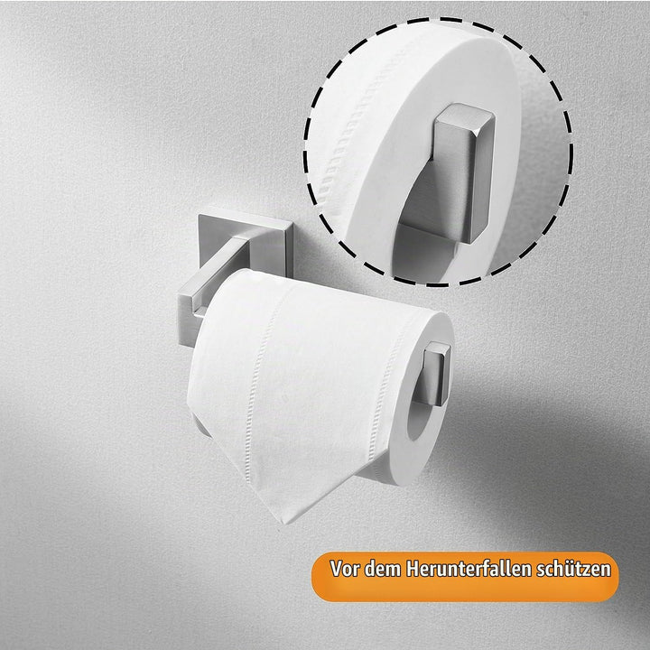 HITSLAM Toilettenpapierhalter Gebürstetes Nickel mit Bohren Edelstahl 304 Klopapierhalte für Küche u