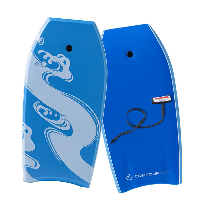Breeze 104,1 cm Bodyboard – Leichtes EPS-Core-Bodyboard mit IXPE-Deck, HDPE Slick Bottom, Halbmondsc