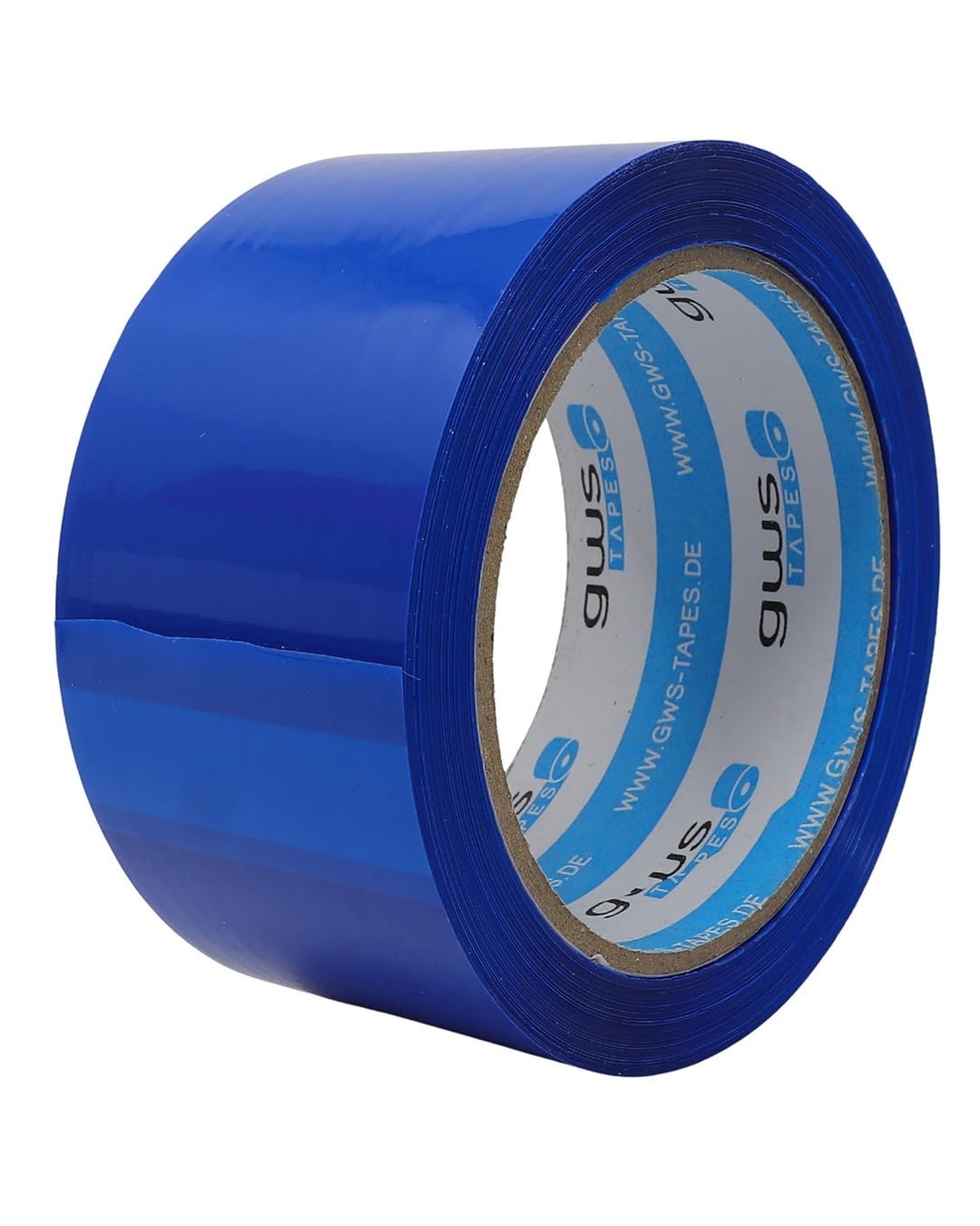 gws Verpackungs-Set mit robustem Lager/-Industrie Abroller und 12 Rollen Blau 66m x 50mm zum Verpack