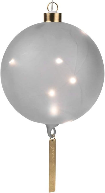 Räder [W] Living LED Lebenstraum gross grau, D:12,5cm 2xAAA Timer IR