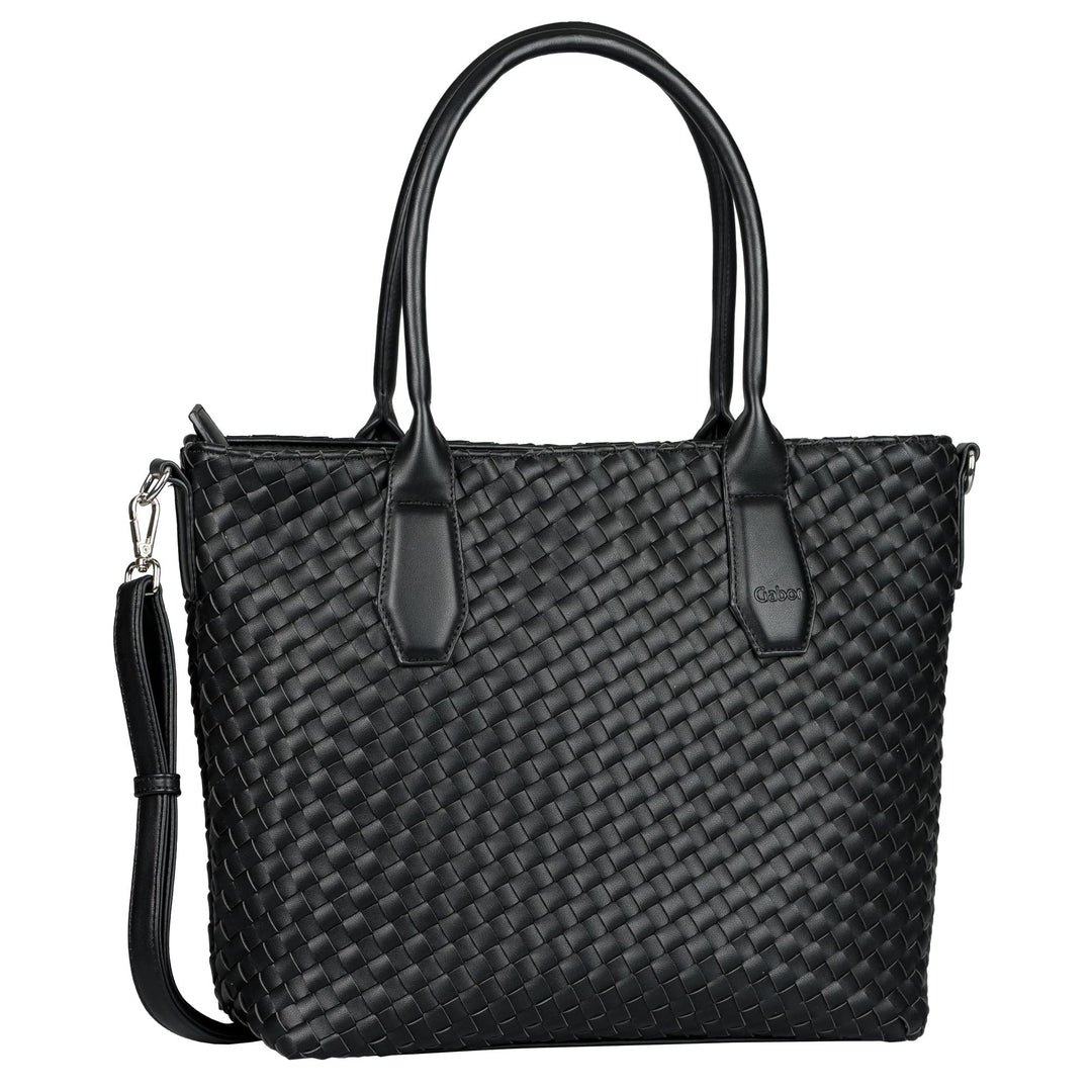 Gabor Emilia Zip Shopper Schwarz 37 x 14 x 27, Schwarz 37 x 14 x 27
