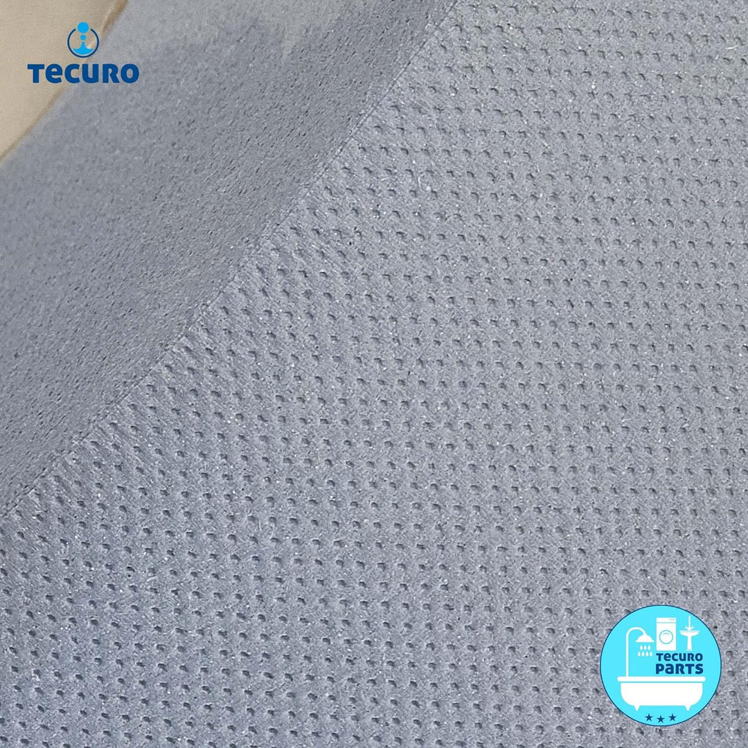 tecuro Doppelpack Putztuchrolle Putzpapier 2-lagig Ø 33 x 36 cm, 500 Blatt/Rolle, blau