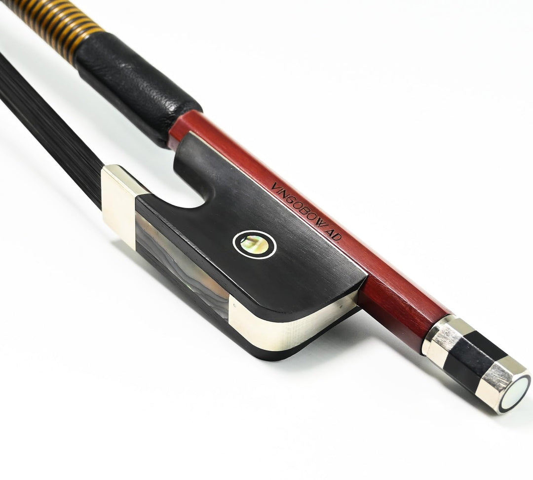 New voller Grösse schwarz Rosshaar Bass Schleife Warmer Klang French. Art Nr. 310bfb 4/4 Schwarzhaar