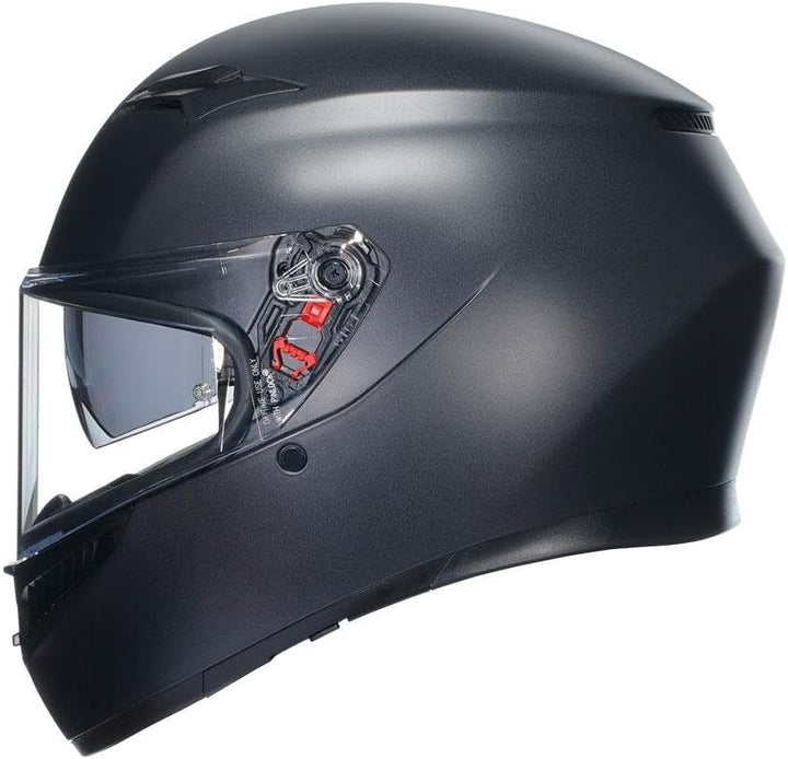 AGV - K3 E2206 MPLK Motorradhelm, Herren Integralhelm, ECE Vollvisierhelm mit Schweissabsorption, Sp