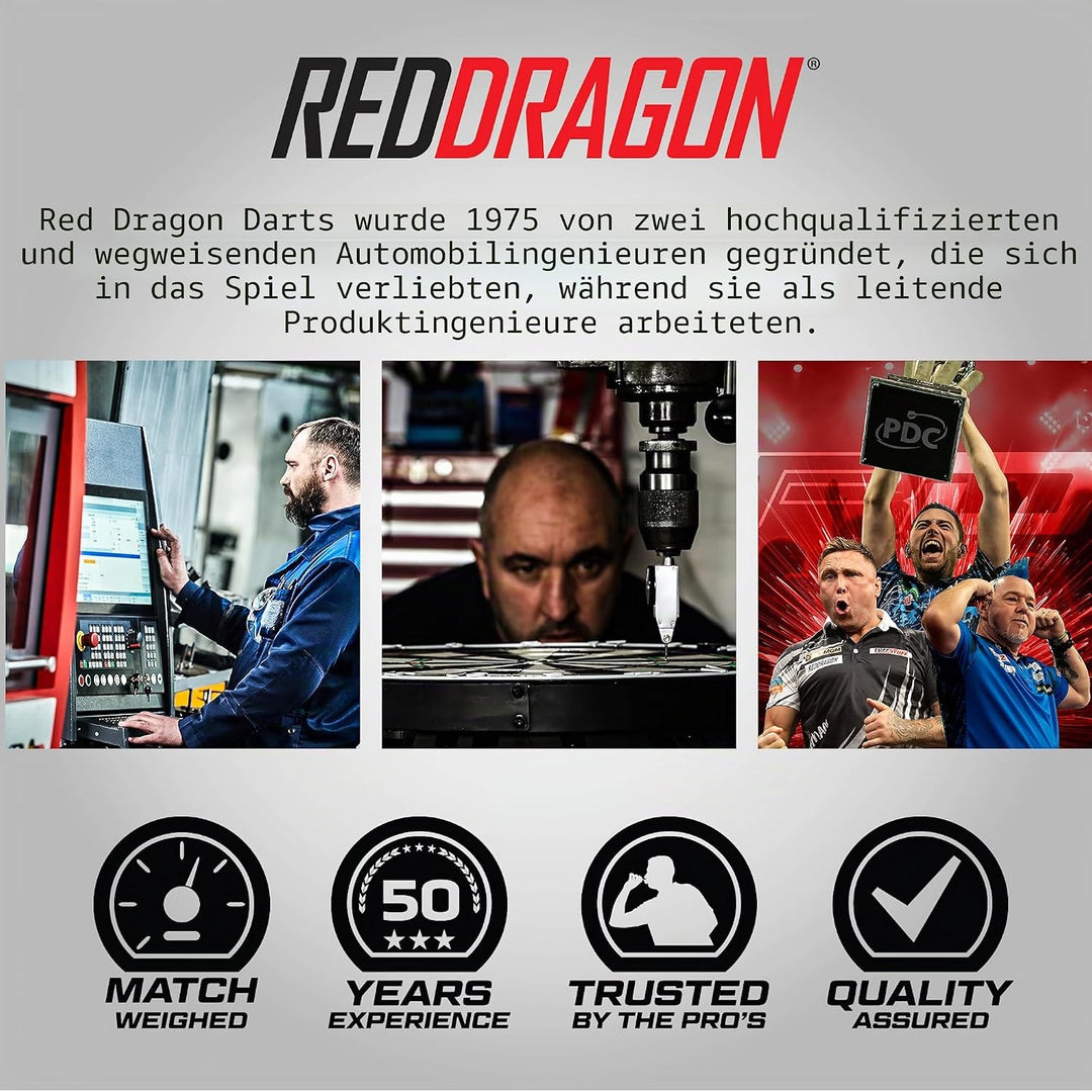 RED DRAGON Monza Dart Case Selection Grey, Grey