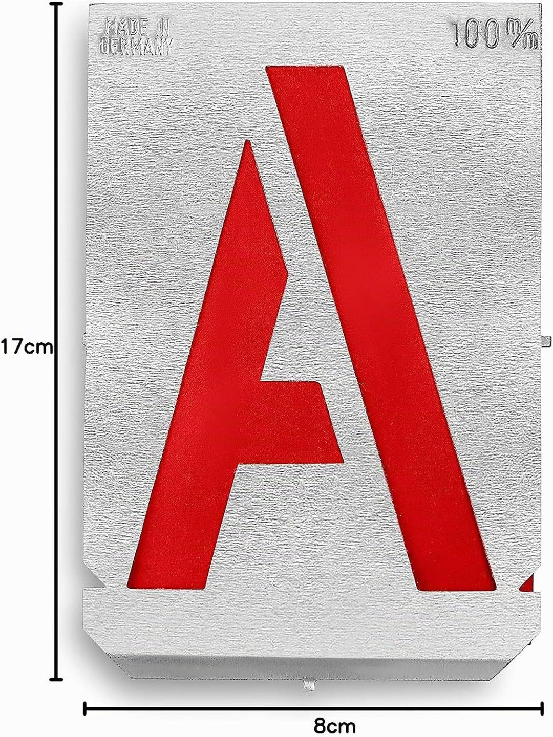 GRAVUREM Signierschablonen A-Z - Buchstabensatz 100 mm, 100 mm
