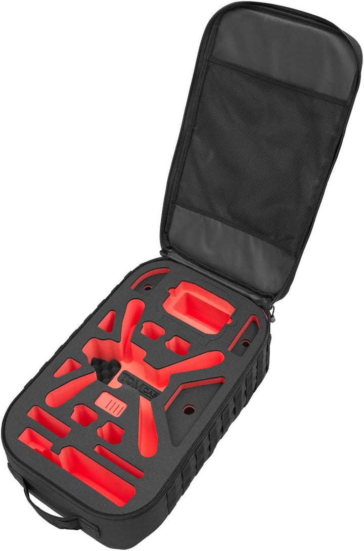 TomCase grosser Rucksack „Ready to Fly“ für DJI Air 3S Fly More Combo, DJI RC 2 oder Standard Contro