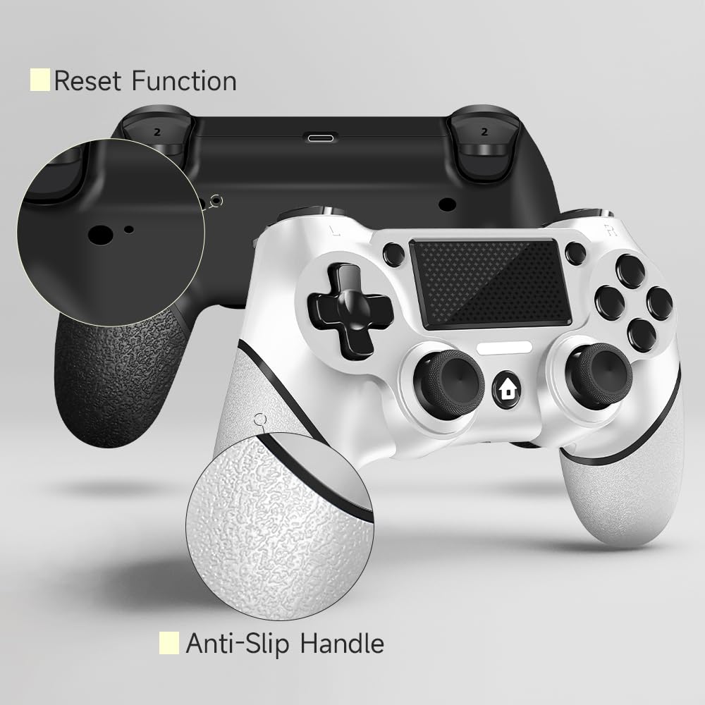 AceGamer 2 Pack Wireless Controller für PS4，Game Controller für PS4/Pro/Slim/PC，Gamepad Joystick mit