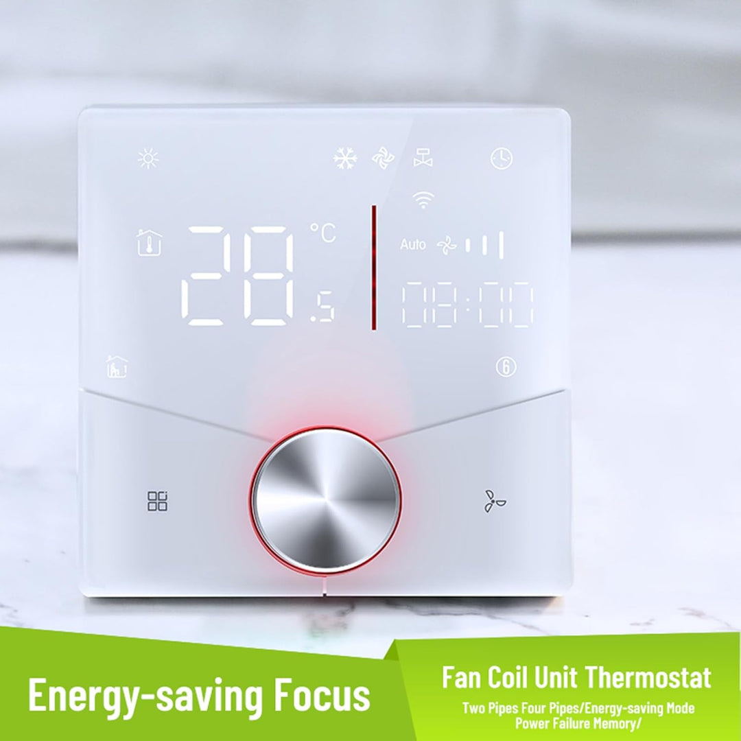 Klimaanlage Controller WiFi Thermostat Programmierbar Touchscreen Digitalanzeige 2-Rohr System 5+2 T