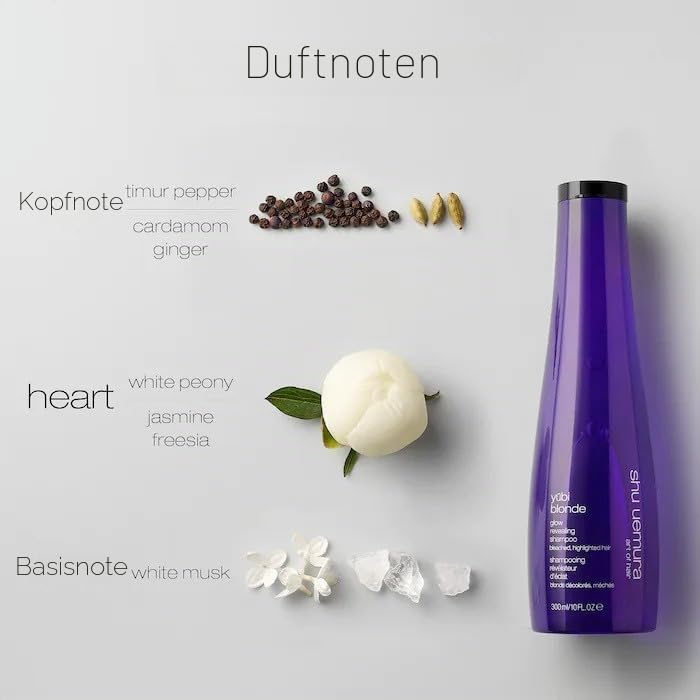 Shu Uemura Art of Hair Yùbi Blond Glow Enthüllendes Shampoo, 300 ml
