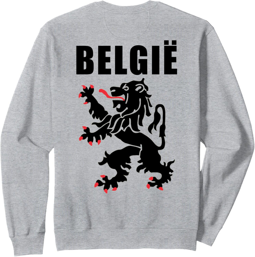 Belgium Voetbal Souvenir Graphic Belgian Lion Nederlands Sweatshirt