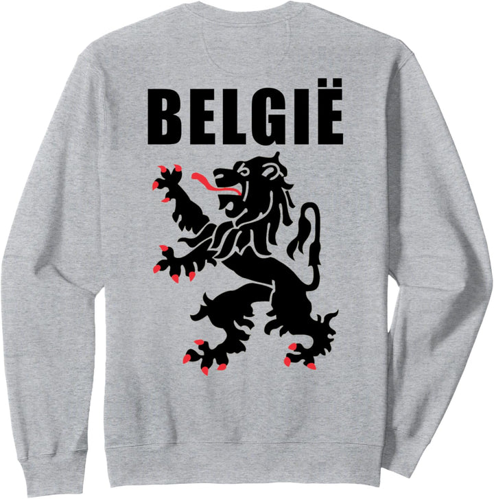 Belgium Voetbal Souvenir Graphic Belgian Lion Nederlands Sweatshirt