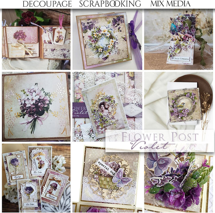 ITD Collection - Scrapbook Papier - Scrapbooking Set - Motivpapier zum Basteln - Dekorpapier 12x12 i