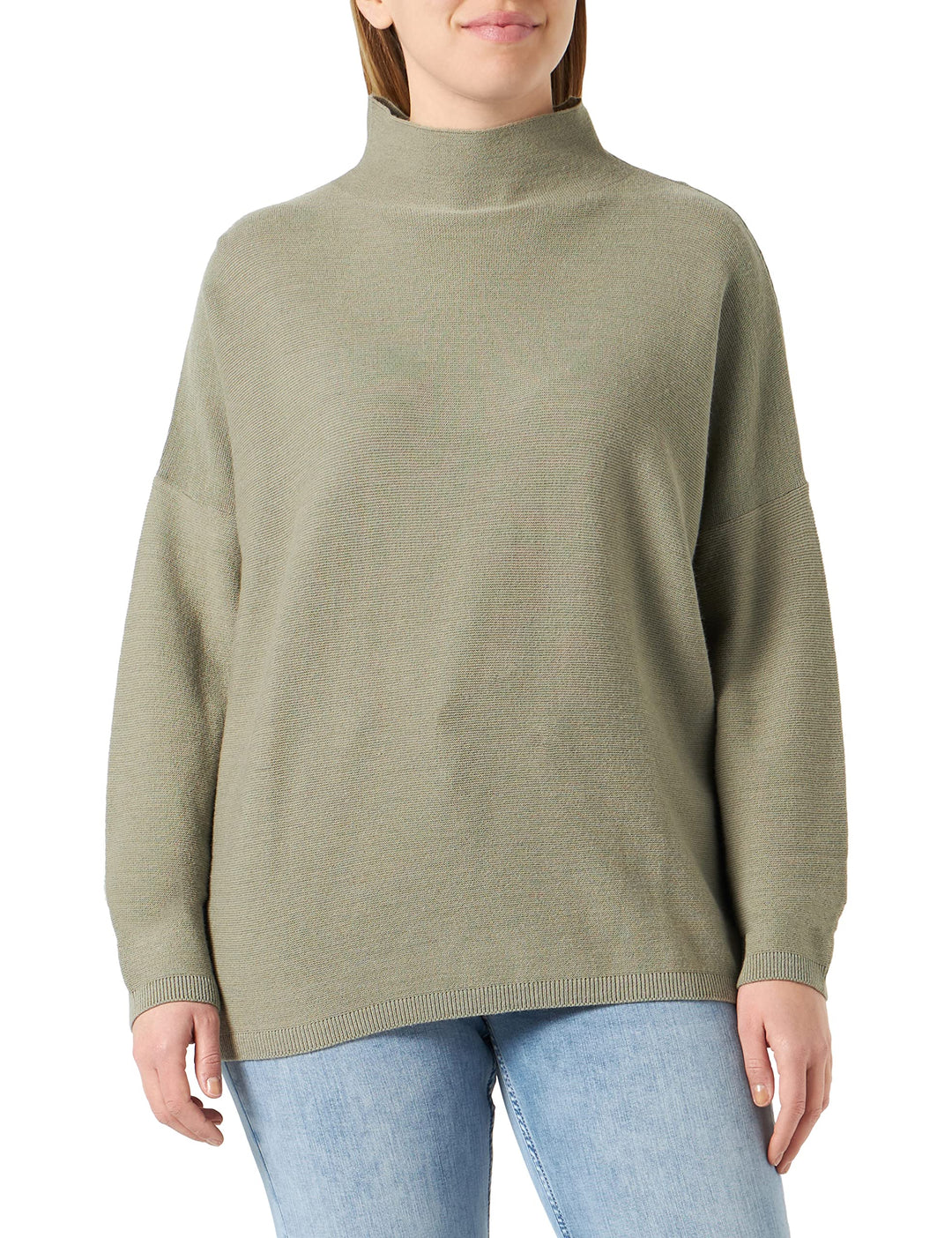 Camel Active Womenswear Damen 309512/8k30 Pullover M Khaki, M Khaki