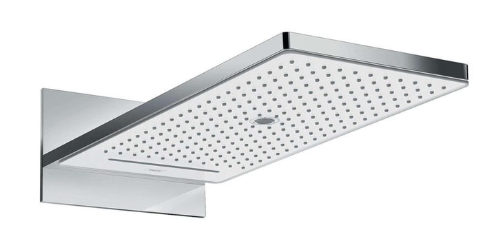hansgrohe Rainmaker Select 580 Duschkopf, Kopfbrause mit 3 Strahlarten, Weiss/Chrom Weiss/Chrom 3 St
