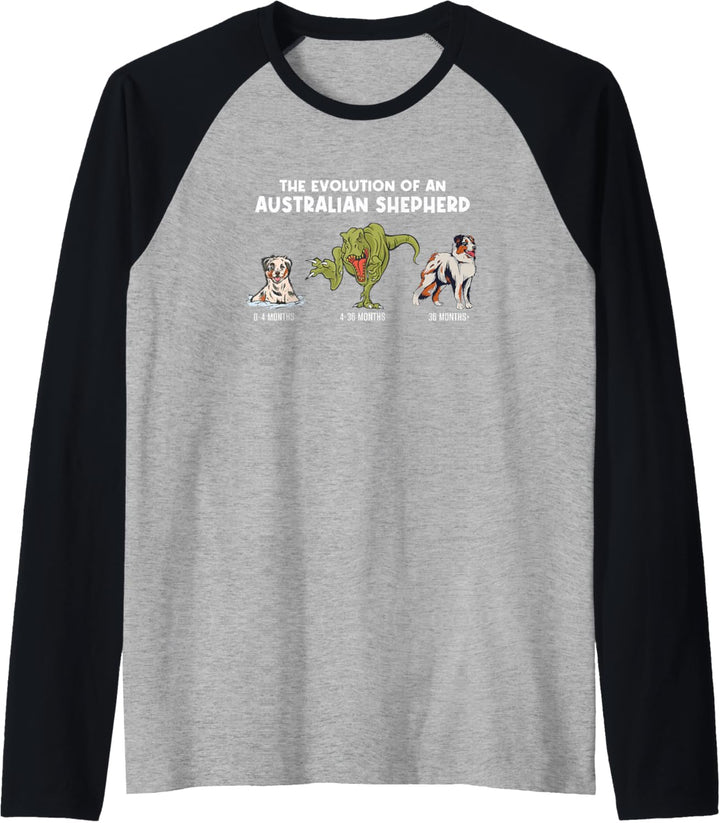 Aussie Hunde Mama Die Entwicklung Eines Australian Shepherds Raglan