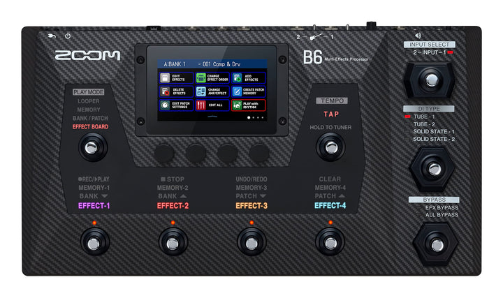 Zoom B6 Multi-Effects Processor for Bass