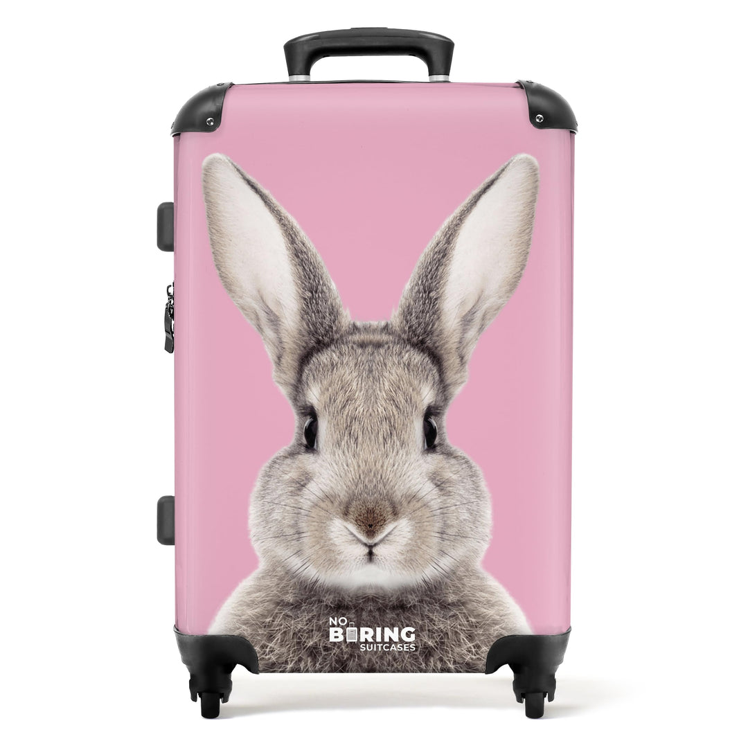 NoBoringSuitcases.com® Reisekoffer Kinder Mädchen Koffer Leicht Reisetrolley mit Rollen Gepäck, Hart
