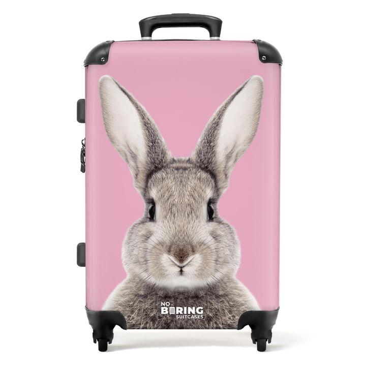 NoBoringSuitcases.com® Reisekoffer Kinder Mädchen Koffer Leicht Reisetrolley mit Rollen Gepäck, Hart