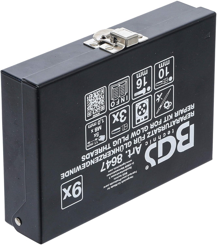 BGS 8647 | Reparatursatz für Glühkerzengewinde | M8 x 1,0 mm