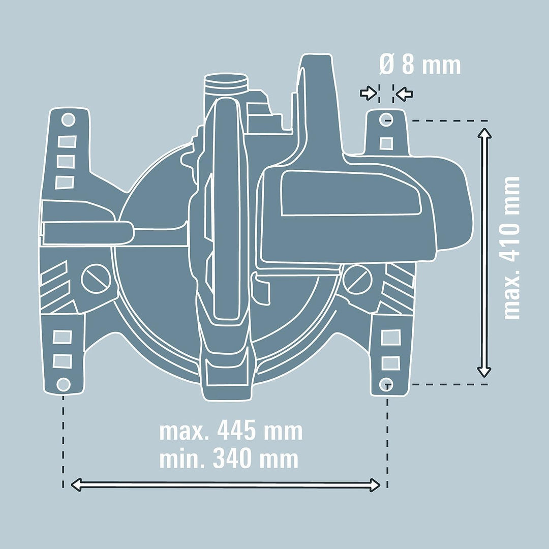 Original Einhell Untergestell E-Stand (passend für Einhell Classic und Expert Kapp- und Zug-Kapp-Geh