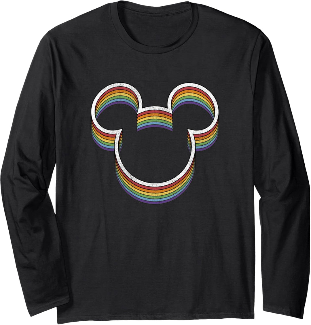 Disney Mickey And Friends Rainbow Ears Langarmshirt