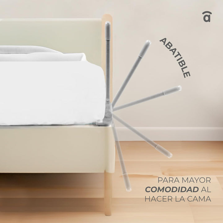 ASALVO 151505.0 Bettgitter 150 x 43,5 cm, Weiss Weiss, Weiss