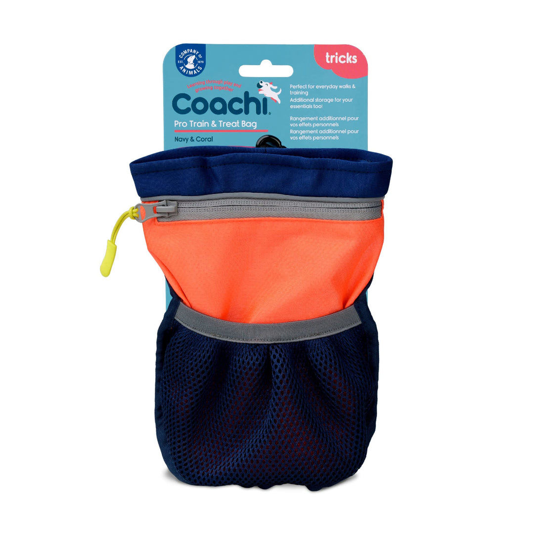 Coachi Pro Train & Treat Bag, Beutel. Ideal für Hundetrainer & Hundeausführer, extra grosser Staurau