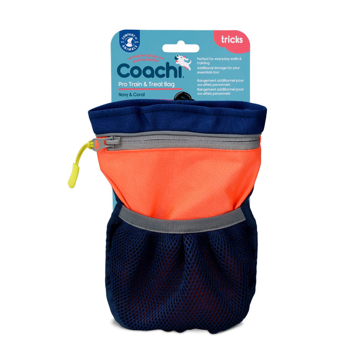 Coachi Pro Train & Treat Bag, Beutel. Ideal für Hundetrainer & Hundeausführer, extra grosser Staurau