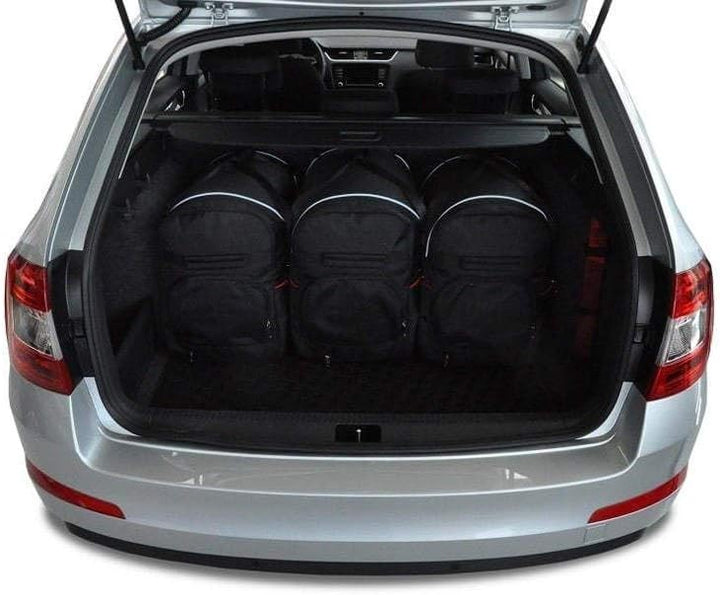 KJUST Kofferraumtaschen 5 stk kompatibel mit SKODA OCTAVIA KOMBI III 2013-2020