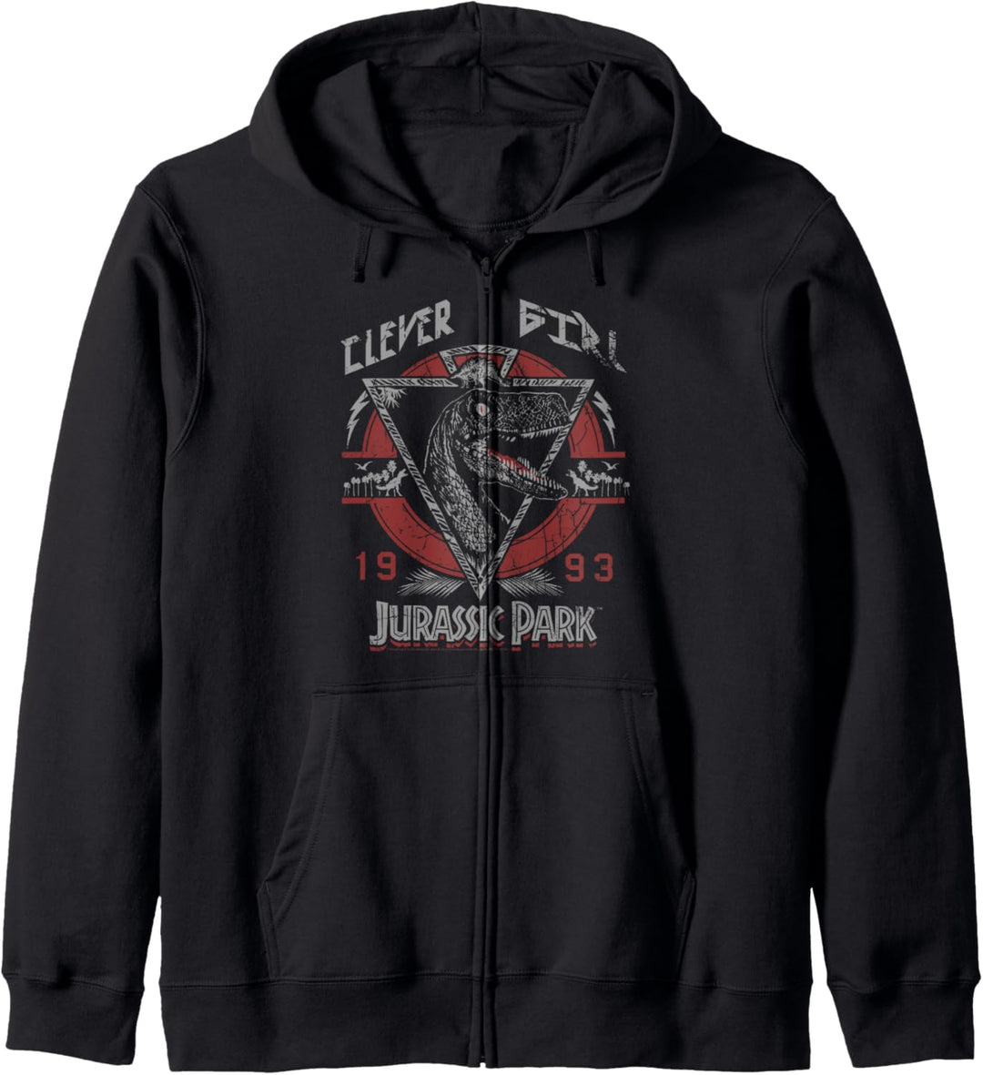 Jurassic Park Clever Girl 1993 Retro Kapuzenjacke