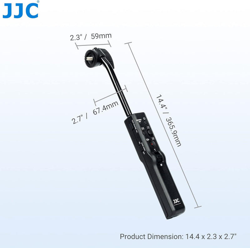 JJC Kamerastativ Fernbedienung Pan Bar Griff für Manfro. 502AH, 502A, 504HD, 509HD, 526, Nitrote. N8