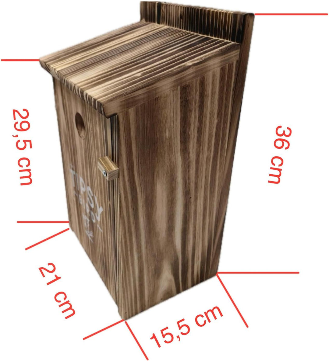 Vogelhaus Schnapsbar Holz mit Gläsern & Befestigung – Lustiges Männergeschenk zum Geburtstag, Vatert