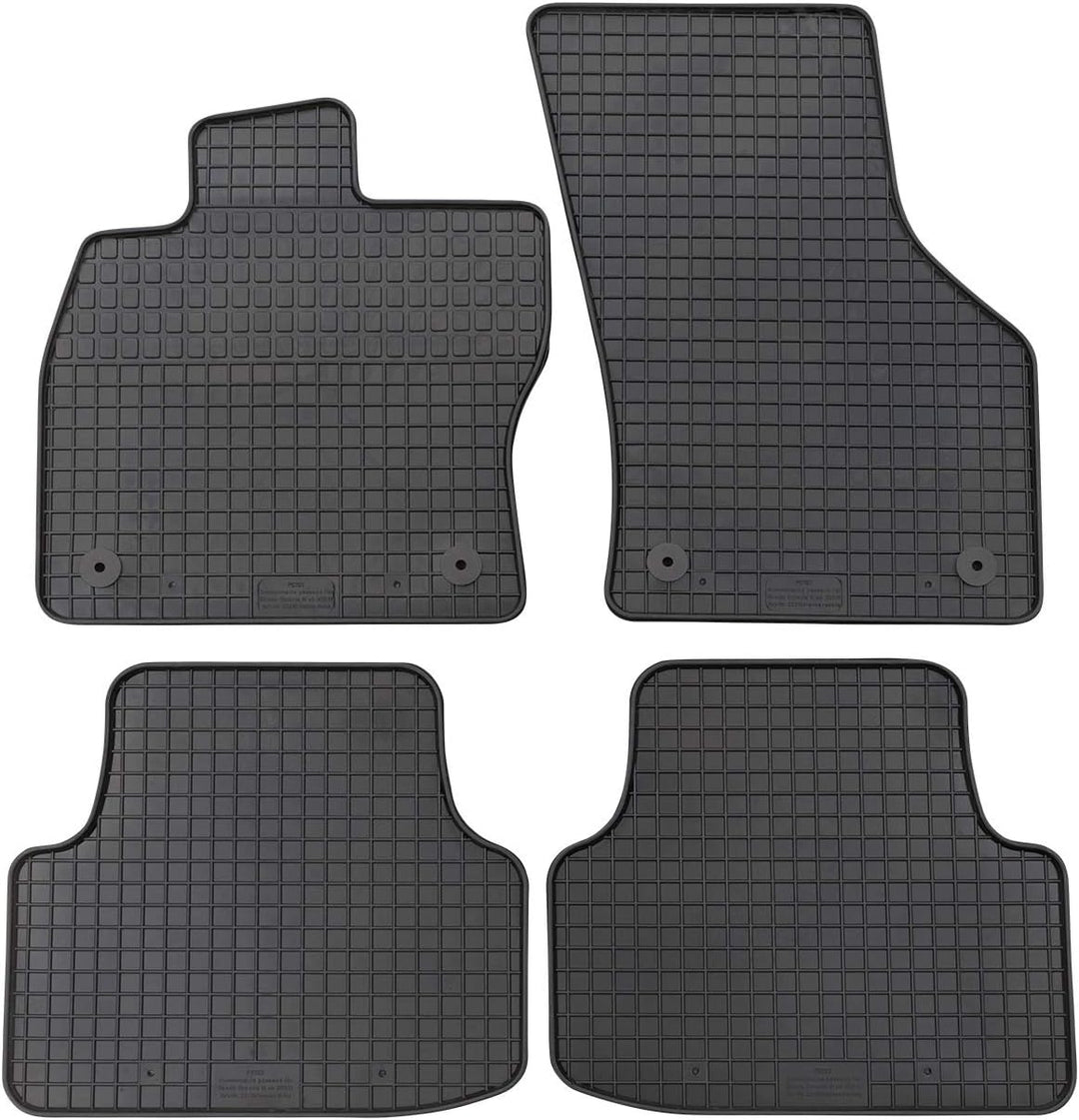 PETEX Gummimatten passend für Octavia III Limousine ab 02/2013-03/2020 / Kombi ab 05/2013 -03/2020 /