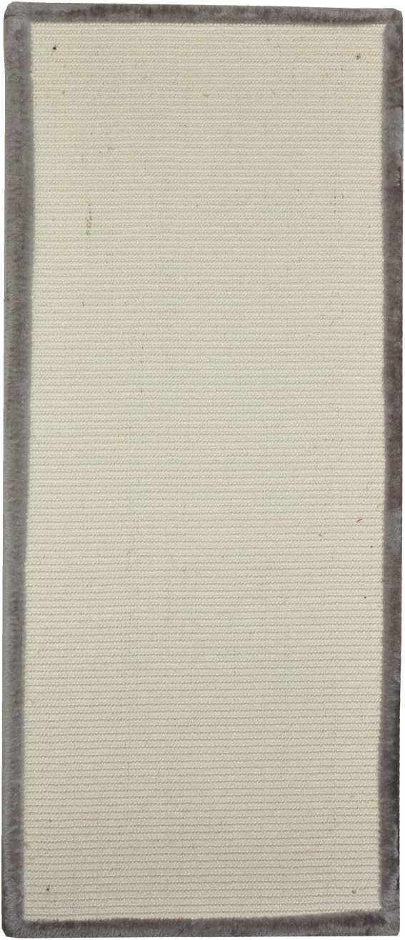 nanook Kratzbrett Sisal Kratzmatte mit Plüsch - extragrosse Kratzfläche 110 x 45 - Robustes Teppich