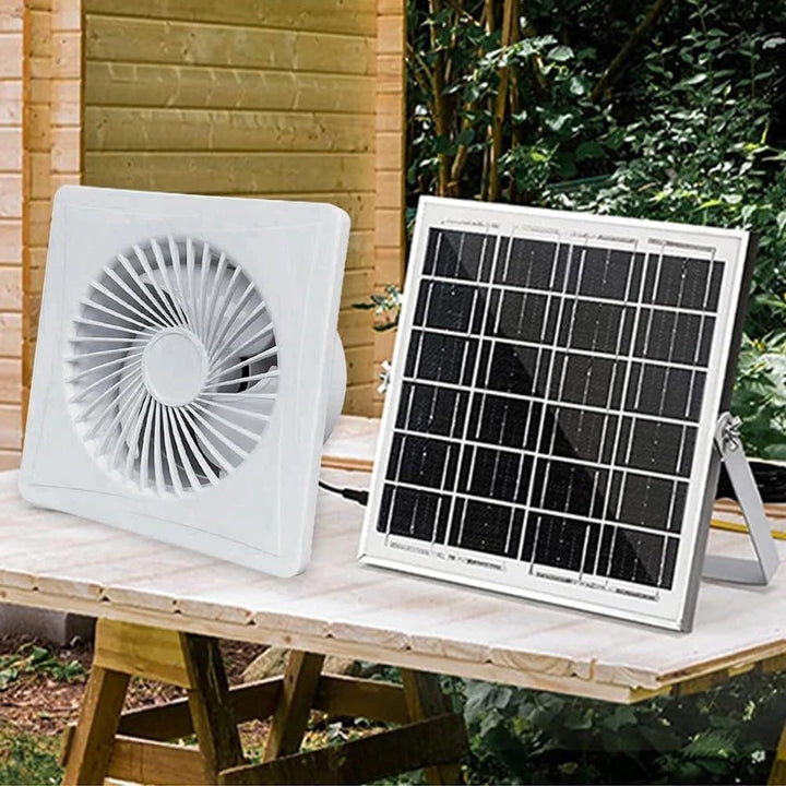 Solarmodul mit Abluftventilator, 12 V, Solarmodul-Ventilator-Set für Wohnmobil, Gewächshaus, Contain