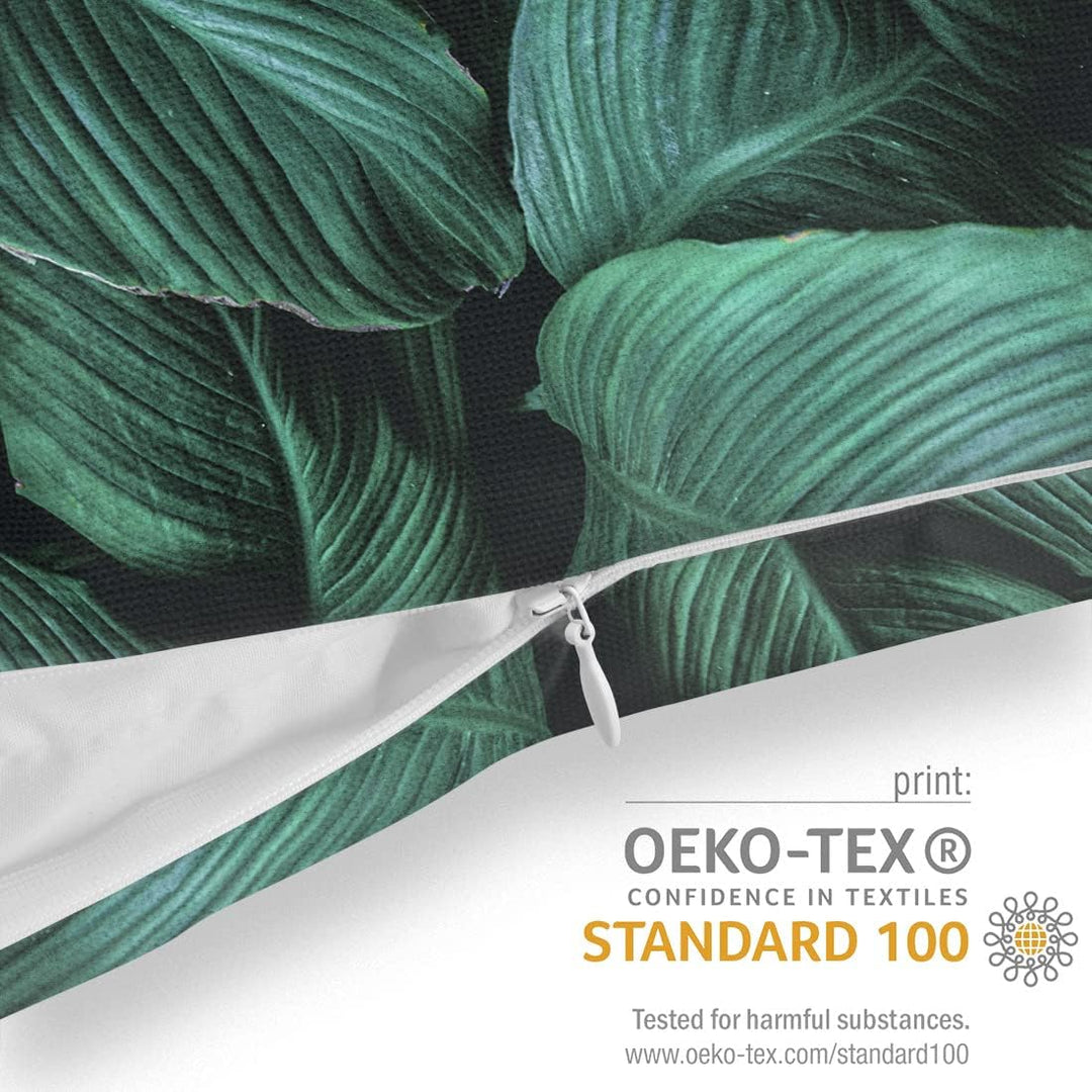 VOID Tropische Blätter Kissenbezug Kissenhülle Sofakissen Kissen Deko Outdoor-Kissen Dekokissen, Kis