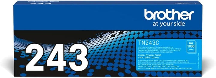 Brother TN-243C Tonerkassette (für Brother DCP-L3510CDW, DCP-L3550CDW, HL-L3210CW, HL-L3230CDW, HL-L