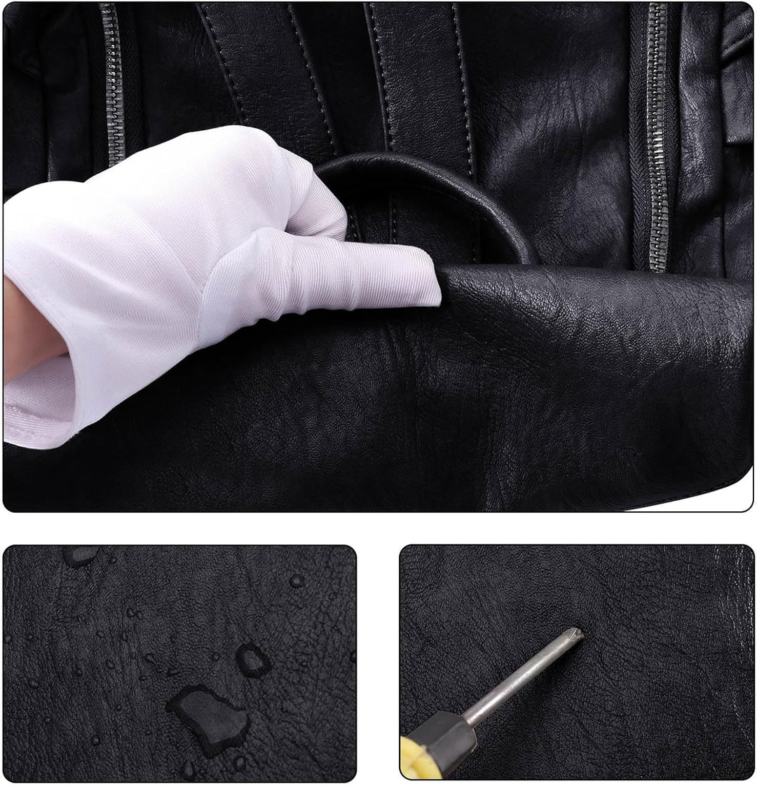 HUA ANGEL 2 In 1 Elegant Damen Rucksack Umhängetasche Anti Diebstahl Tagesrucksack Wasserdicht PU Le