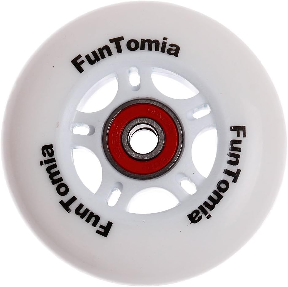 2X FunTomia Rollen für Waveboard inkl. ABEC-9 Kugellager/Rollen Ersatzrollen