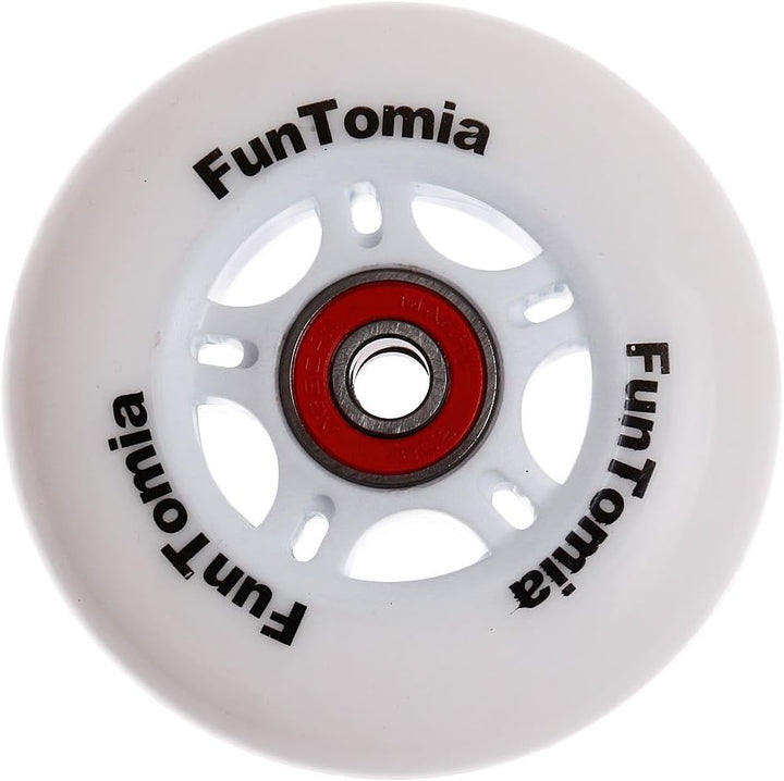 2X FunTomia Rollen für Waveboard inkl. ABEC-9 Kugellager/Rollen Ersatzrollen