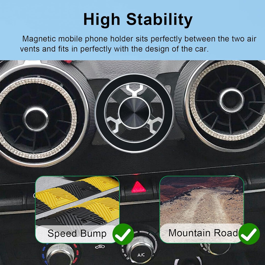 Magnet Handyhalterung kompatibel mit Audi A3 8V(2014-2019) 360 Grad einstellbares Kompatibel mit Mag