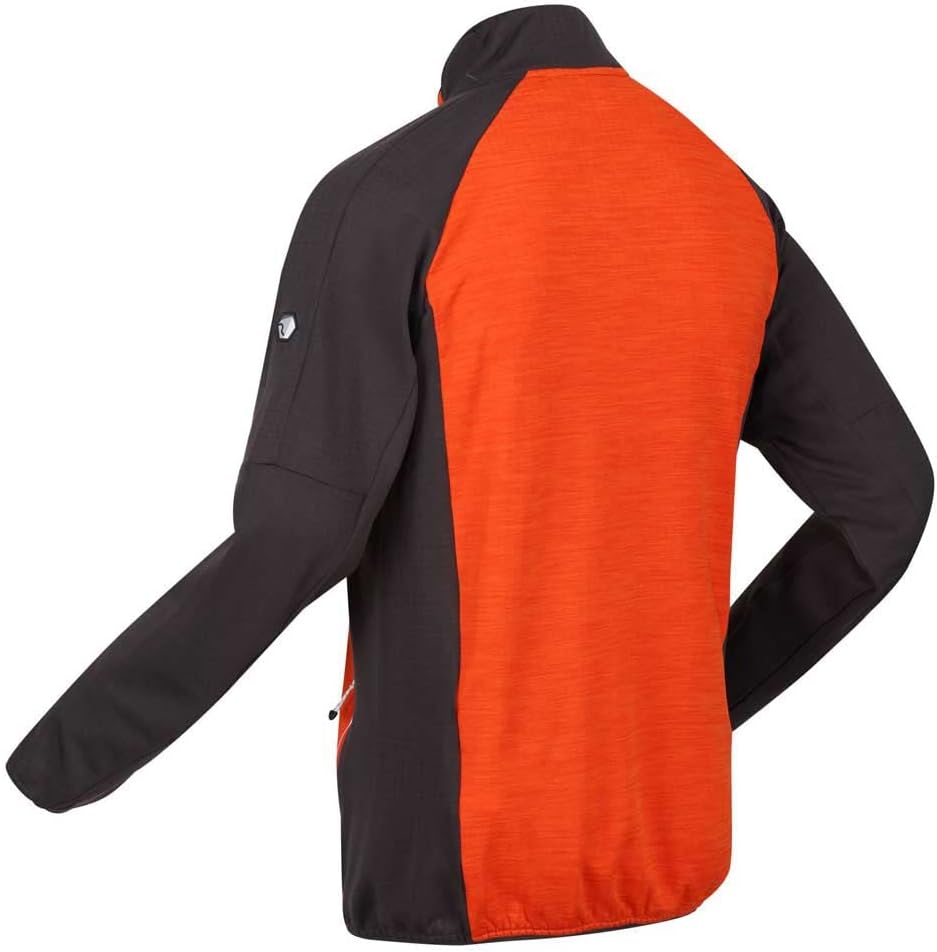 Regatta Hepley Fleecejacke für Herren leicht und dünn XXL Orange, XXL Orange