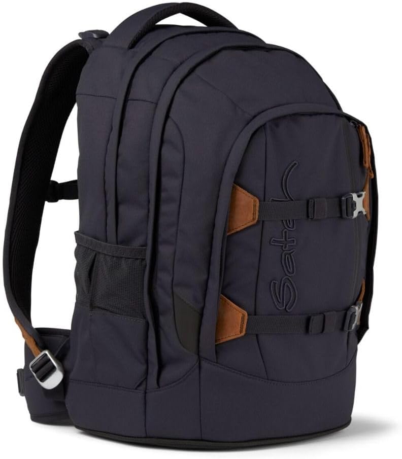 Satch Pack Schulrucksack Set 2tlg. mit Schlamperbox Nordic Grey Skandi Edition, Nordic Grey Skandi E