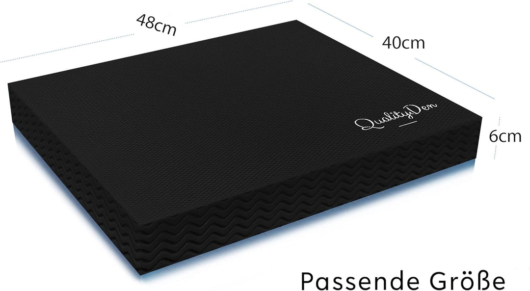 Quality Den Balance Pad, Rutschfester Weichschaum, Balancekissen für Stabilität und Koordination - H