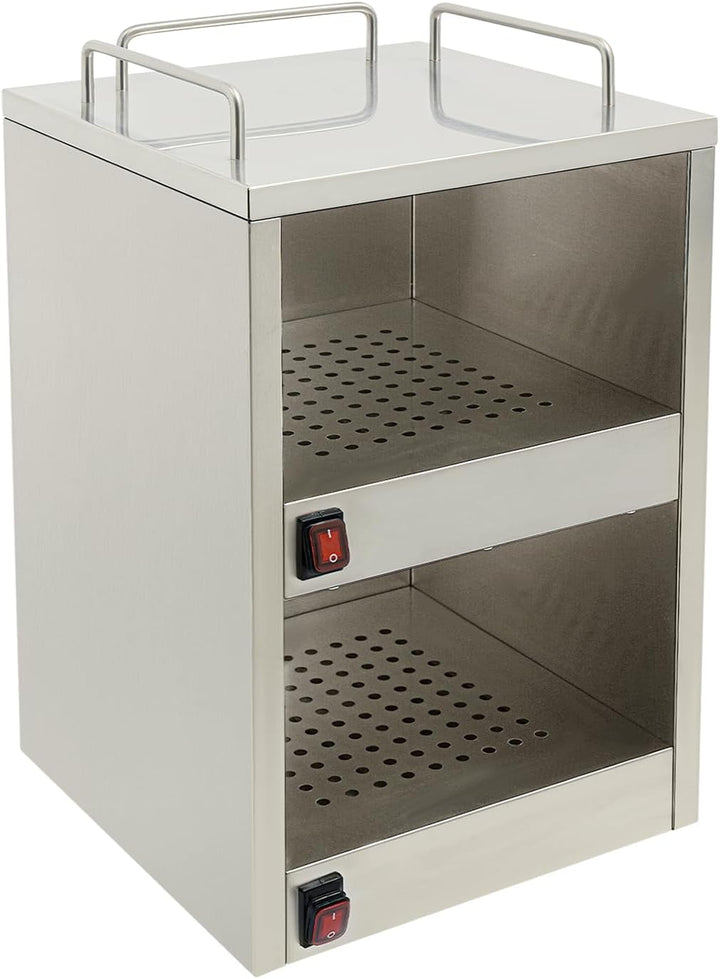 Elektrischer Tassenwärmer, kommerziell, 140 W, doppelte Ebene, professioneller Heizschrank, Kaffeeta