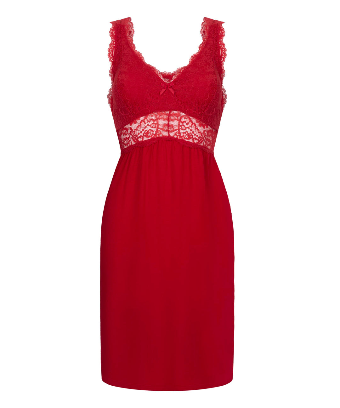 Hunkemöller Slipdress Nora Lace XS Savvy Red, XS Savvy Red